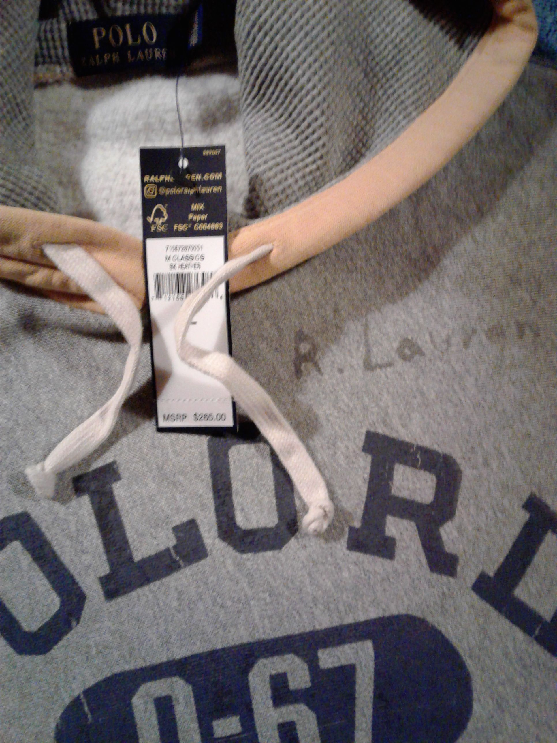Polo stadium hoodie XL supreme bape