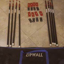 🏗️ 2 ZipWall Dust Barrier Sets – Professional Grade | $250 for Both (OBO)