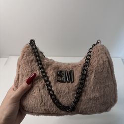 STEVE MADDEN Faux Fur Handbag (Mauve) NWT RARE FIND🦄💎