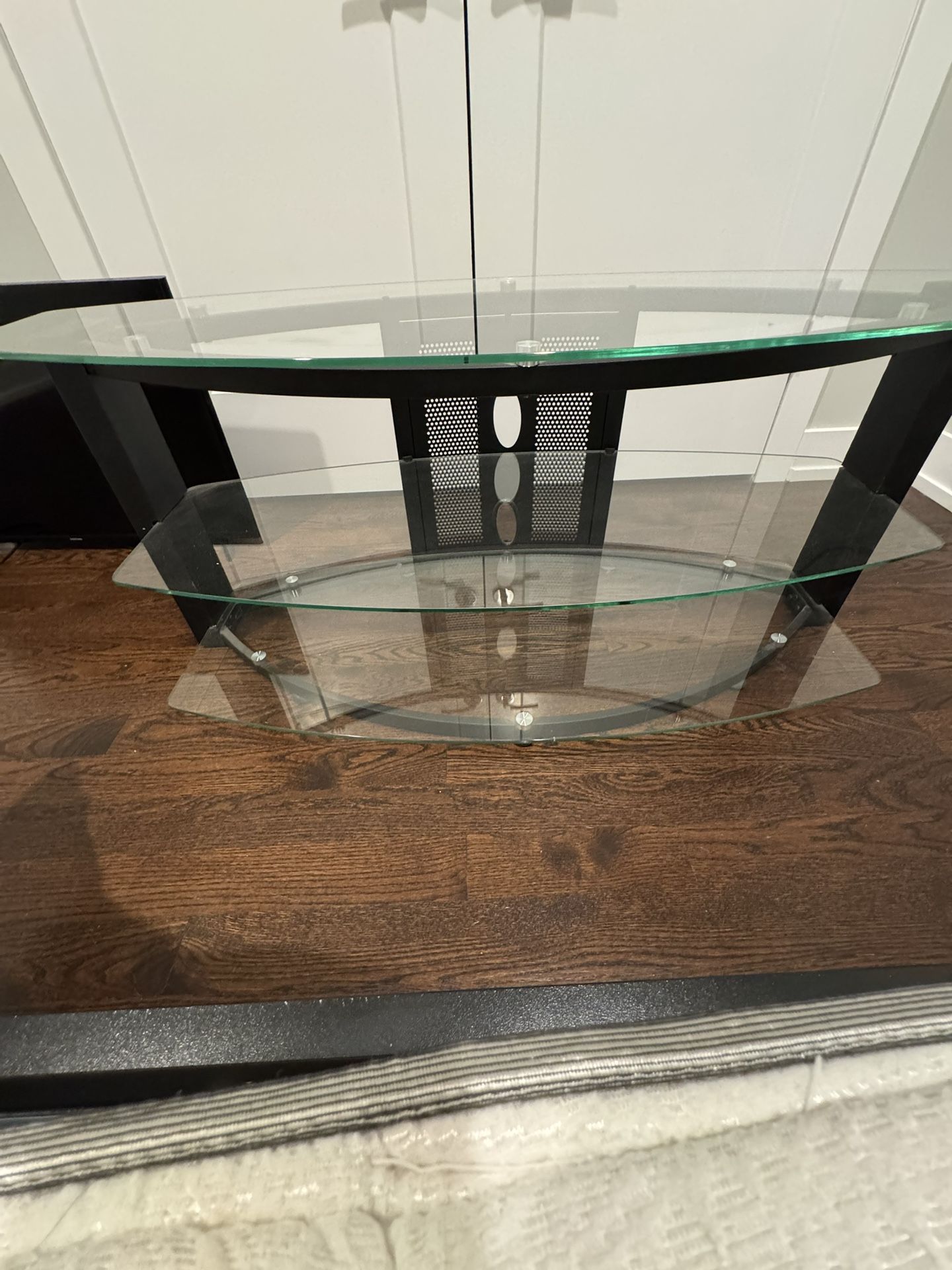 Glass TV Stand
