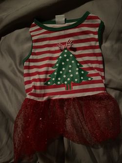 Dog Dress For Christmas S/M