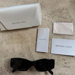 MICHAEL KORS - Rhodes Sunglasses - Black - NEW IN CASE