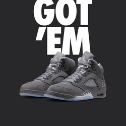 Air Jordan 5 Wolf Grey