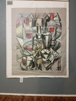 Cubist Vinyl Print / Surrealism