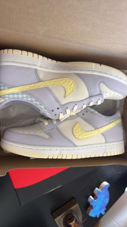 Nike Dunk Low Lavender/ yellow 6Youth