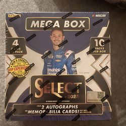 Panini select nascar mega box 2025