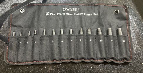 New 13 pcs Owden Professional Hollow Punch Set