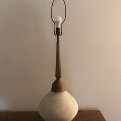 Midcentury Danish Modern Tall Table Lamp