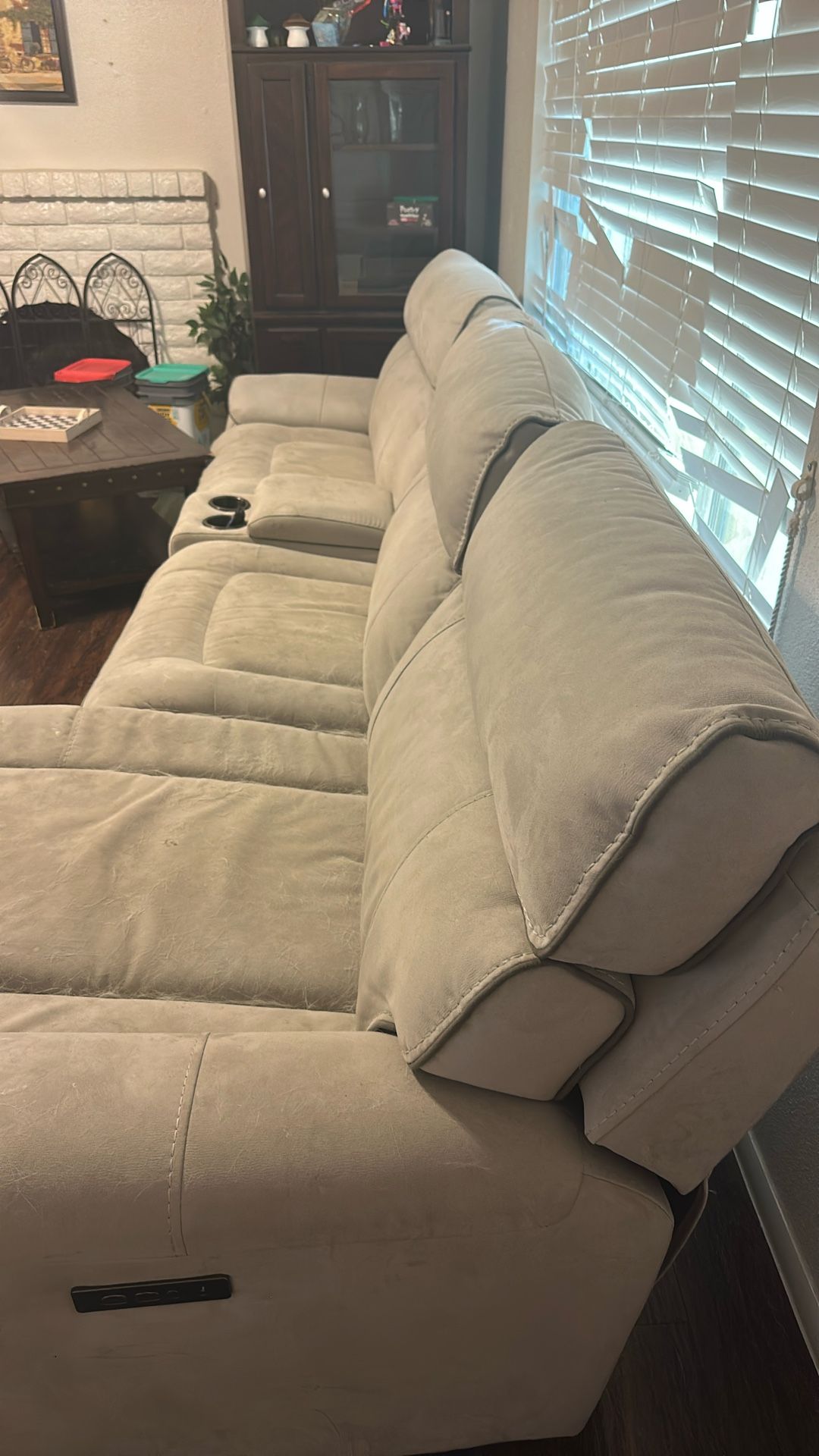 Fully Automatic Recliner Sofa And Daybed. Gray