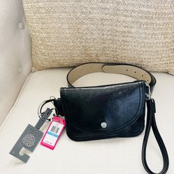 Vince Camuto Black Wristlet Belt – Large, Brand New w/ Tags