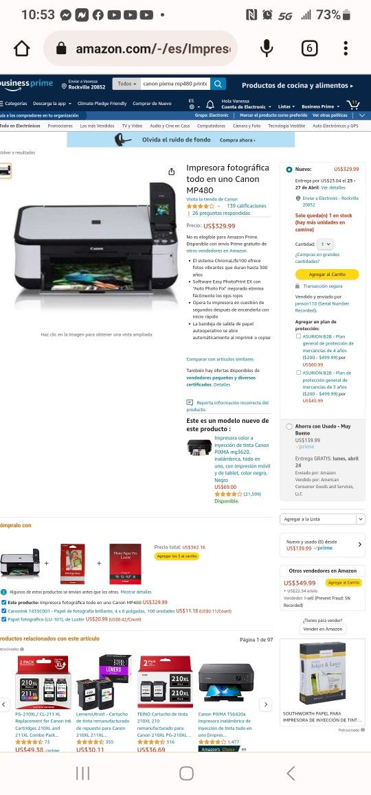 Printer Cannon 