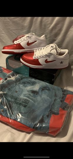 Supreme X TNF Red Statue Mountain Jacket Sz. M