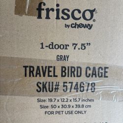 Travel Bird Cage $25 Grey