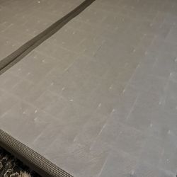 King ( 2 Twin) BOX SPRINGS + Metal Frame