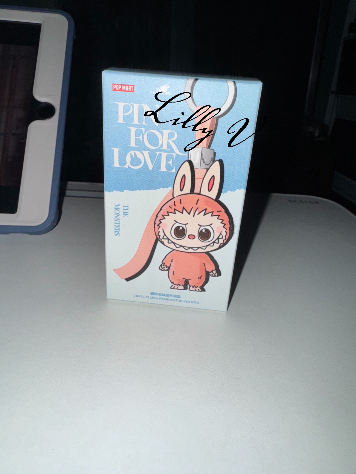 Ready For Pick Up Brand new Pin For Love Letter “V” Labubu Pop Mart 100% Authentic