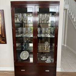 Stickley brand Cherry Wood Cabinet For Sale