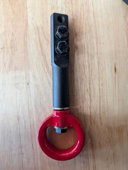 Perrin Billet Aluminum Front Tow Hook for 17-21 Civic Si FK7 & Type-R FK8 (Red)