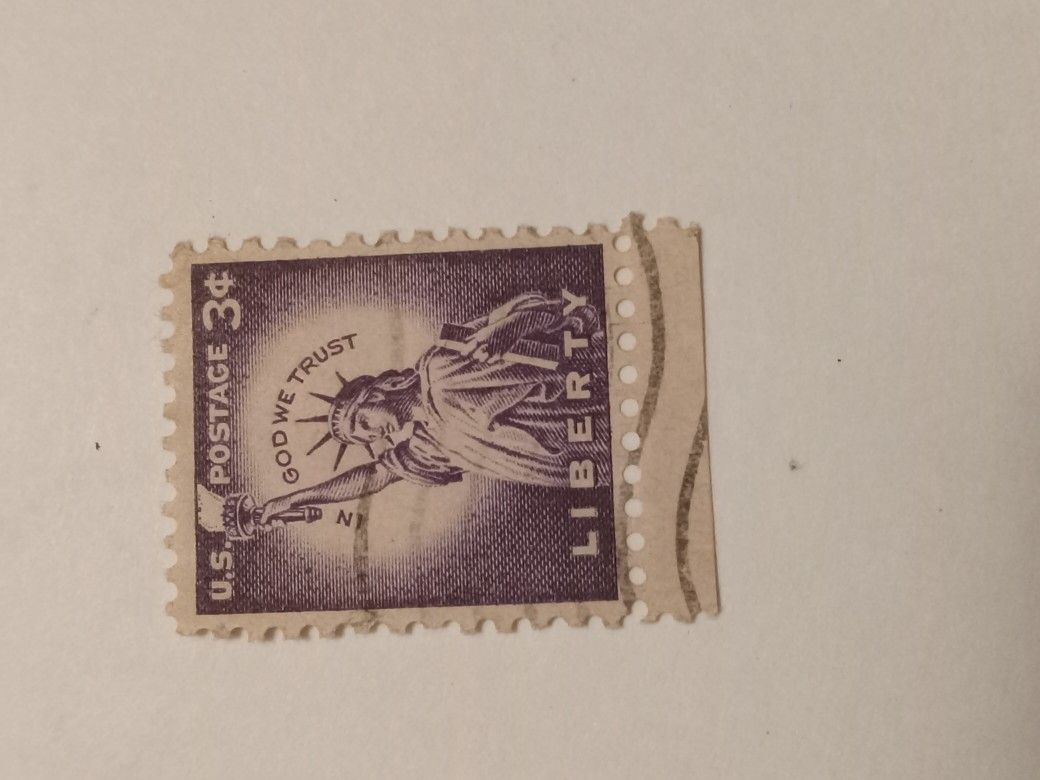 U.S. Liberty 3 Cent Stamps