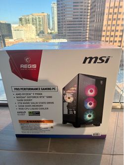 MSI Aegis Gaming Desktop (BRAND NEW) (READ DESC) AMD Ryzen 9 9900X & More.