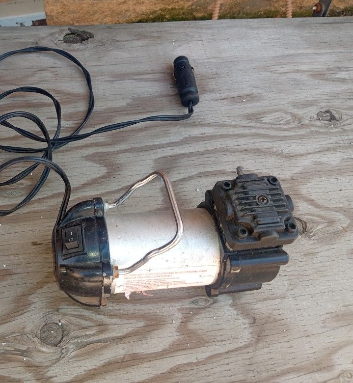 Portable Mini Air Compressor Auto Car Electric Tire Air Inflator Pump 12V 100PSI