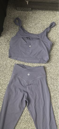 Lululemon Crop Top and Leggings Set