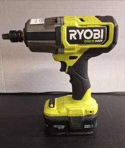 RYOBI TOOLS 18V IMPACT WRENCH/DRIVER & BATTERY
