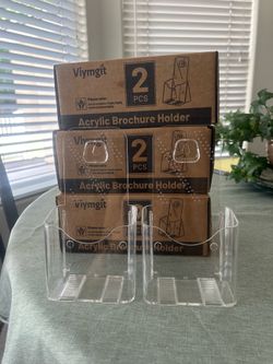 Acrylic brochure holders