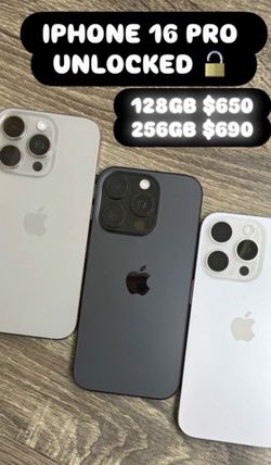 iPhone 16 Pro 128GB/256GB Unlocked