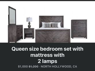 Bedroom set queen