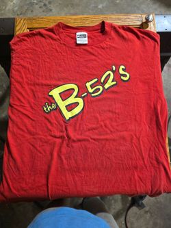 B-52s Concert T-shirt Autographed by Lead Singer Fred Schneider