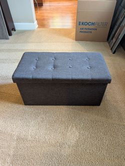 Fabric storage box