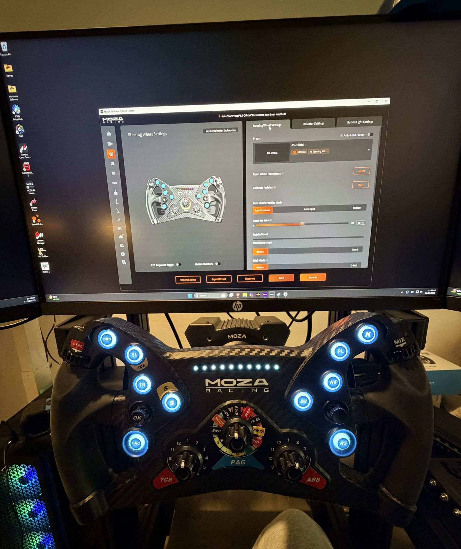 Moza KS Wheel – Great Condition