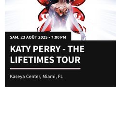Katy Perry Floor Tickets