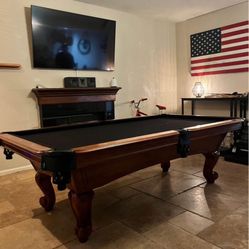 Pool Table 8ft ( Free Delivery & Set Up & New Color Felt Of Your Choice