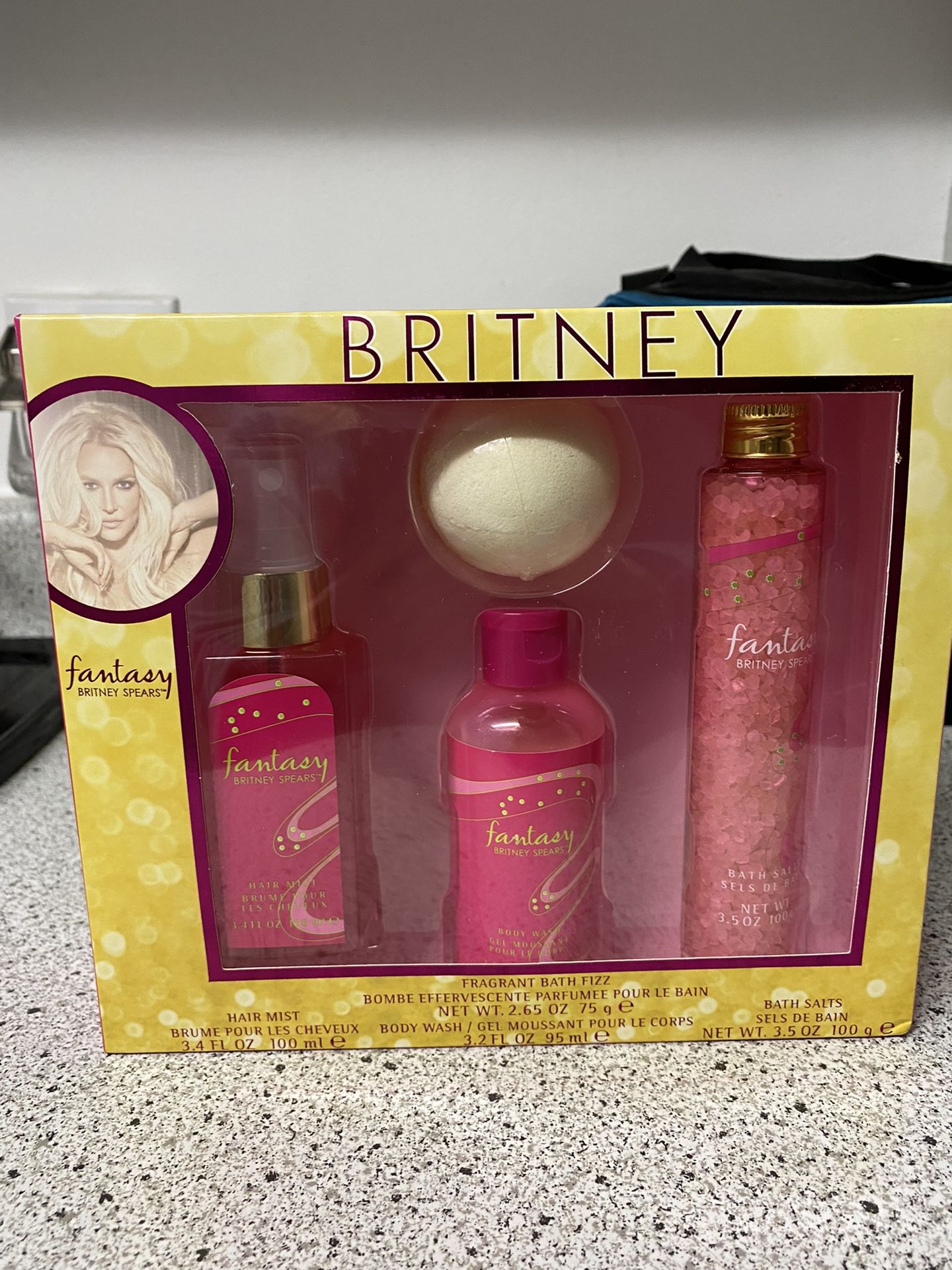 NIB Fantasy Britney Spears 4 Piece Gift Set