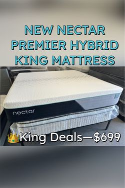 NEW NECTAR PREMIER HYBRID KING MATTRESS