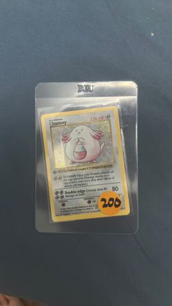 1st Ed Shadowless Chansey Damaged, Pokemon