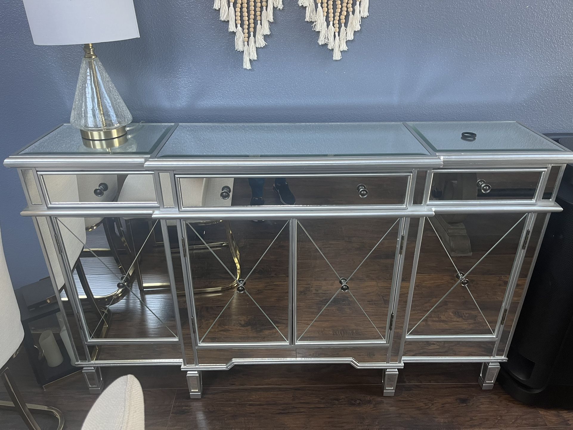 Mirrored Credenza