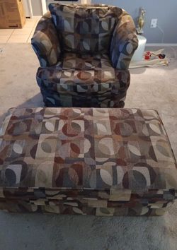 La-Z-Boy Chair And Ottoman