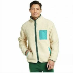 NEW Target x Lego Sherpa CONTRAST POCKET FLEECE JACKET Men’s Size S RARE LIMITED