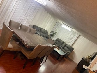 Moving sale- recliner set and dining set