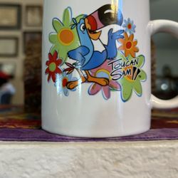 Vintage 2002 Kellogg's Toucan Sam Coffee Cup Mug Fruit Loops Cereal