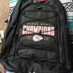 Super Bowl Kansas City Chiefs Backpack Brand New. 