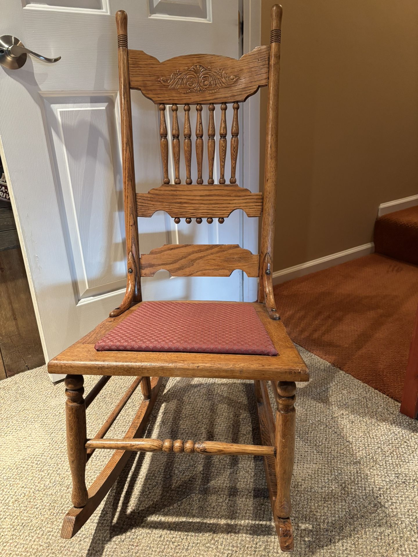 Antique Oak Rocking Chair