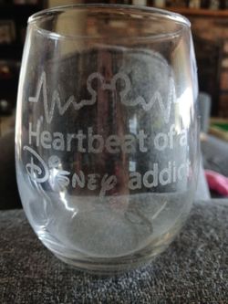 New Disney themed etched glass