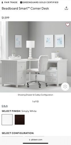 Pottery Barn Corner Desk
