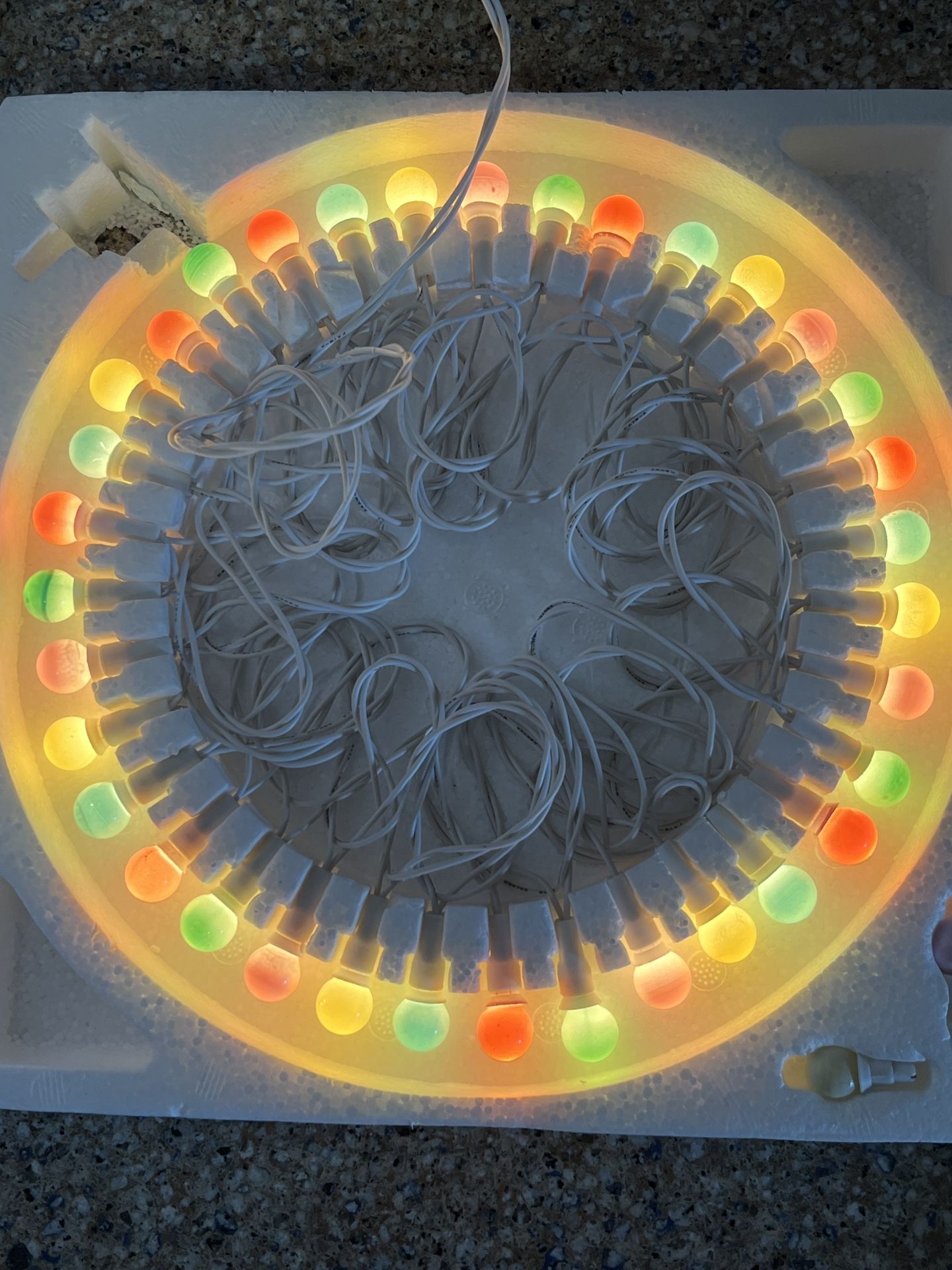 Celebration Lites 35 Mini Globe Easter Pastel Lights