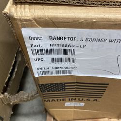 Hestan  KRT485GDLP 48 Inch Gas Rangetop with griddle 