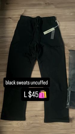 black essential sweats