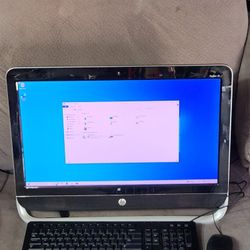 HP 23 Inch All In One Desktop 8gb Ram Webcam Wifi HDMI Microsoft Office Installed 